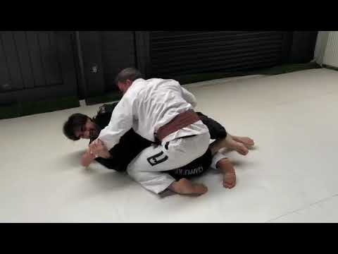 Half Guard Prevention Sweep and Back Take by Professor Arlans Siqueira.