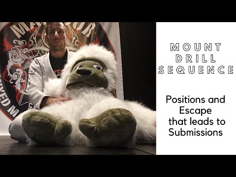 Pandemic JiuJitsu Tutorial: Mount Drill Sequence and Transitions with Subs
