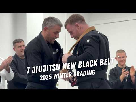 7 Jiujitsu newest black belt 2025 winter grading