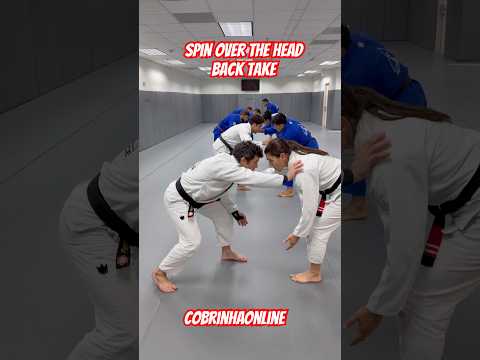 Spin over the head Back take | COBRINHAONLINE #jiujitsu #martialarts #cobrinhaonline