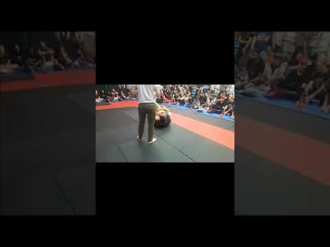 When they attack your foot, take their back!