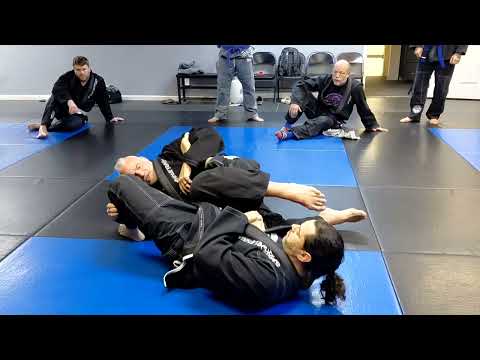 Pinkies out. We are working  Berimbolo basics