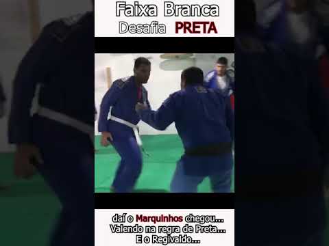 Faixa branca desafia professor faixa preta e se dá mal !!!