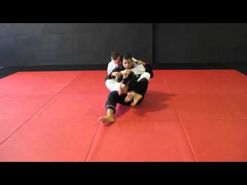 Back Grab Crossed Feet lock and Defence