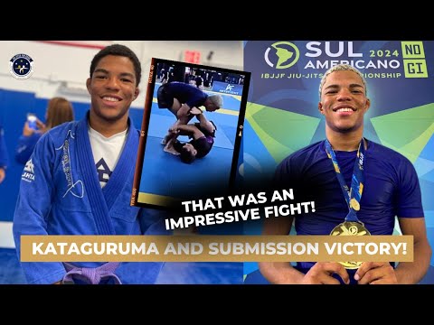 Kataguruma Throw Leads to Victory