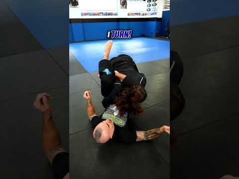 Student tries viral triangle escape and fails!🥋🙅‍♀️