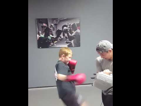 Coach Kevin working with a Fox Champ on a new combination