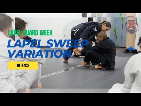 Lapel Guard Sweep to Submission Variation by Coach Leandro at Taurus BJJ Academy