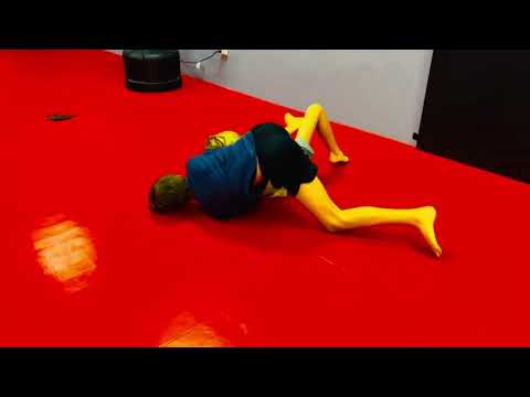 D’Arce choke from butterfly guard