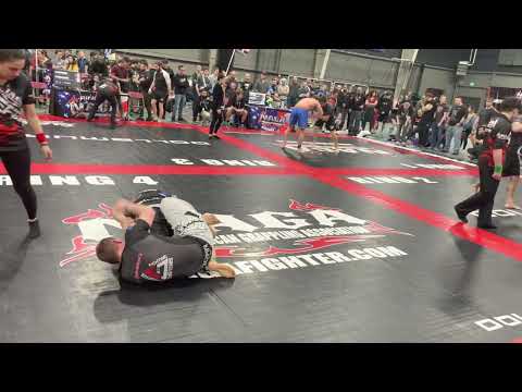 NAGA Colorado Springs - 02/12/2022 - Black Tie BJJ - Ronnie Simonson - Straight Ankle Lock Win