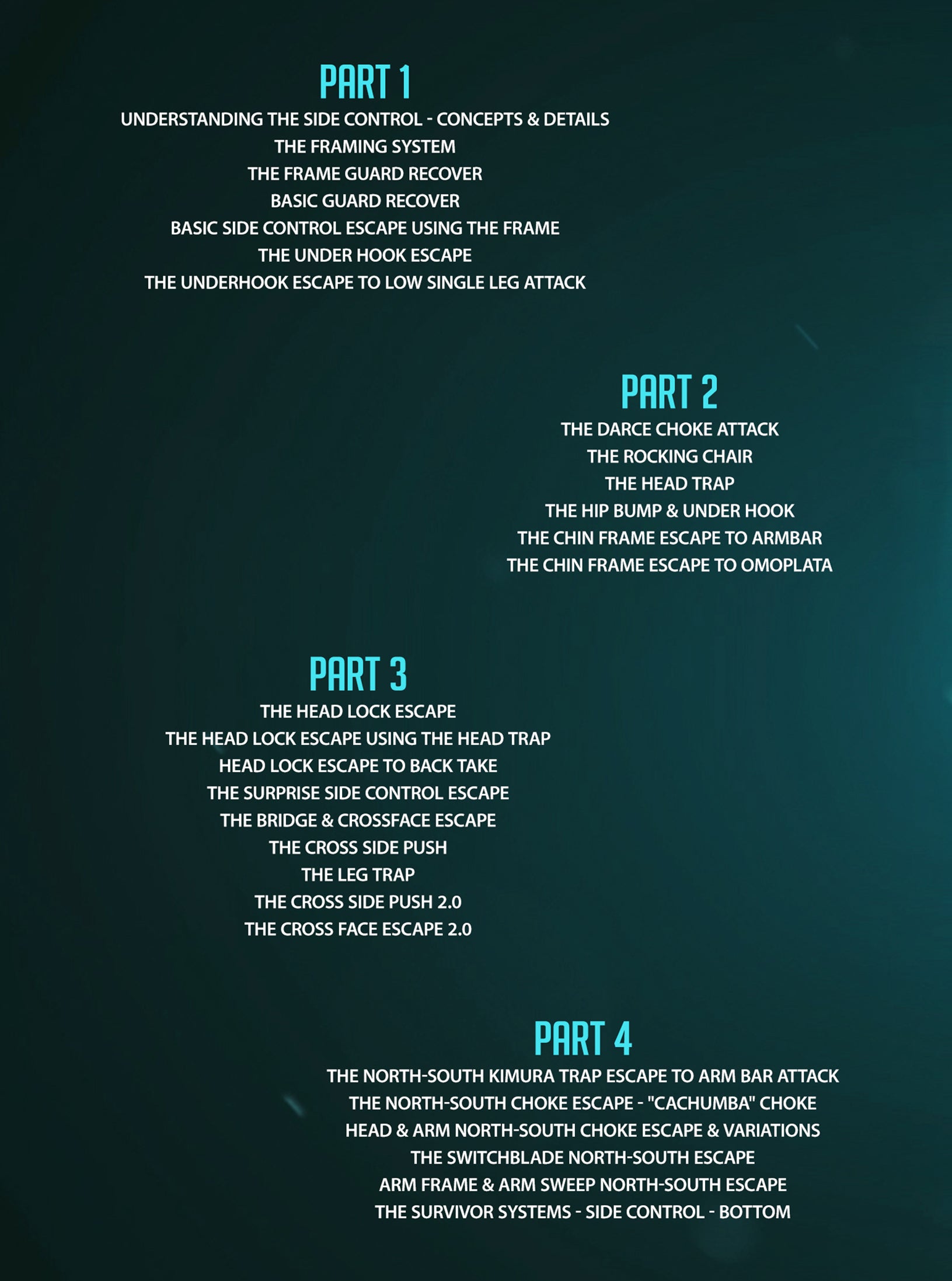 Side Control Escapes: Basics To Advanced Concepts by Andre Galvao image 2