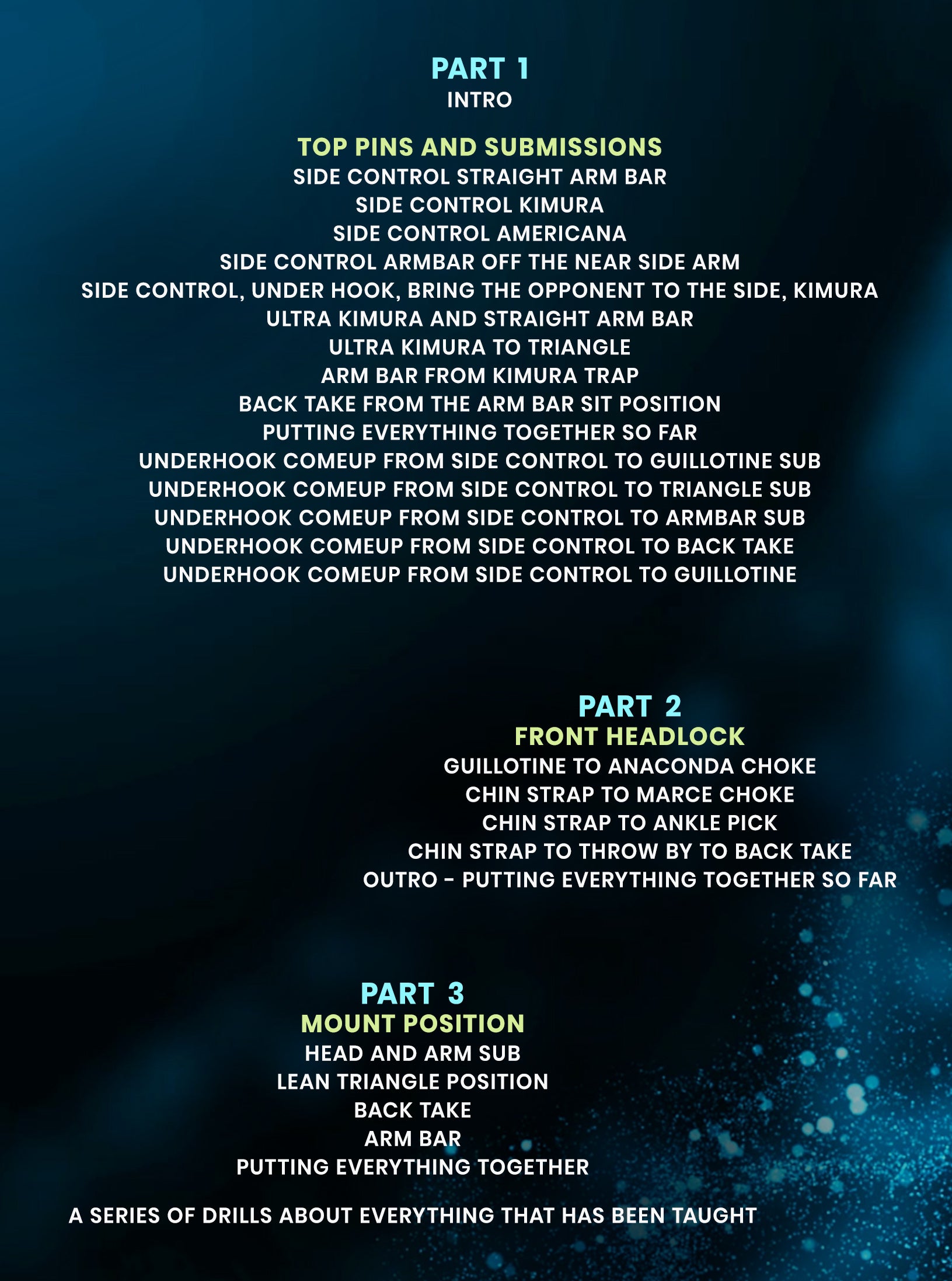 Submission Chaines From Top Position by Andy Varela image 2