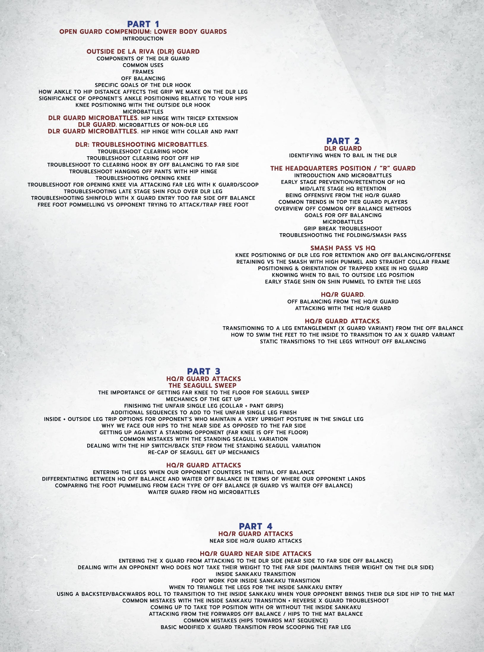 Open Guard Compendium: Lower Body Guards by Ariel Tabak image 2