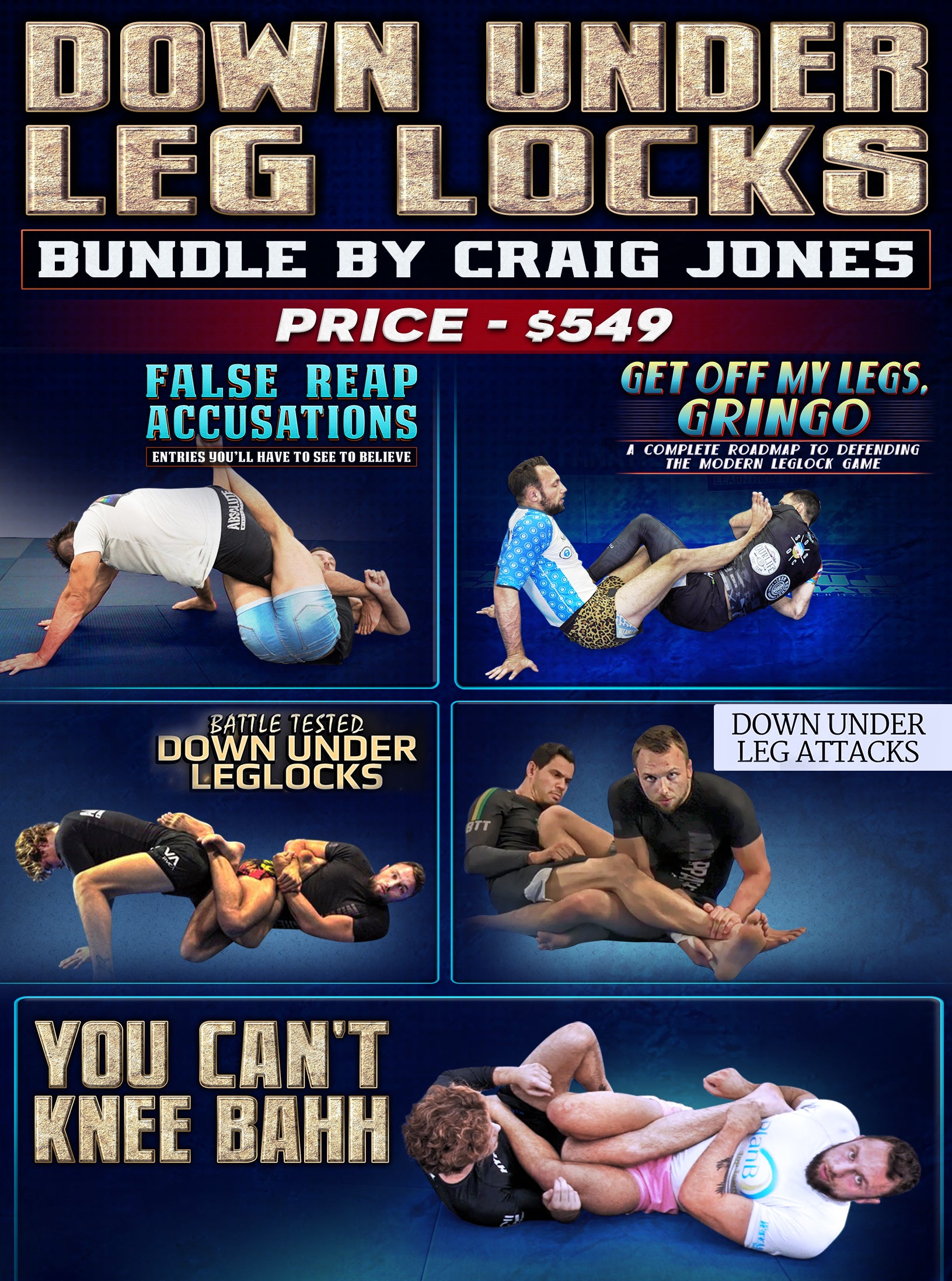 Down Under Leg Locks Bundle by Craig Jones