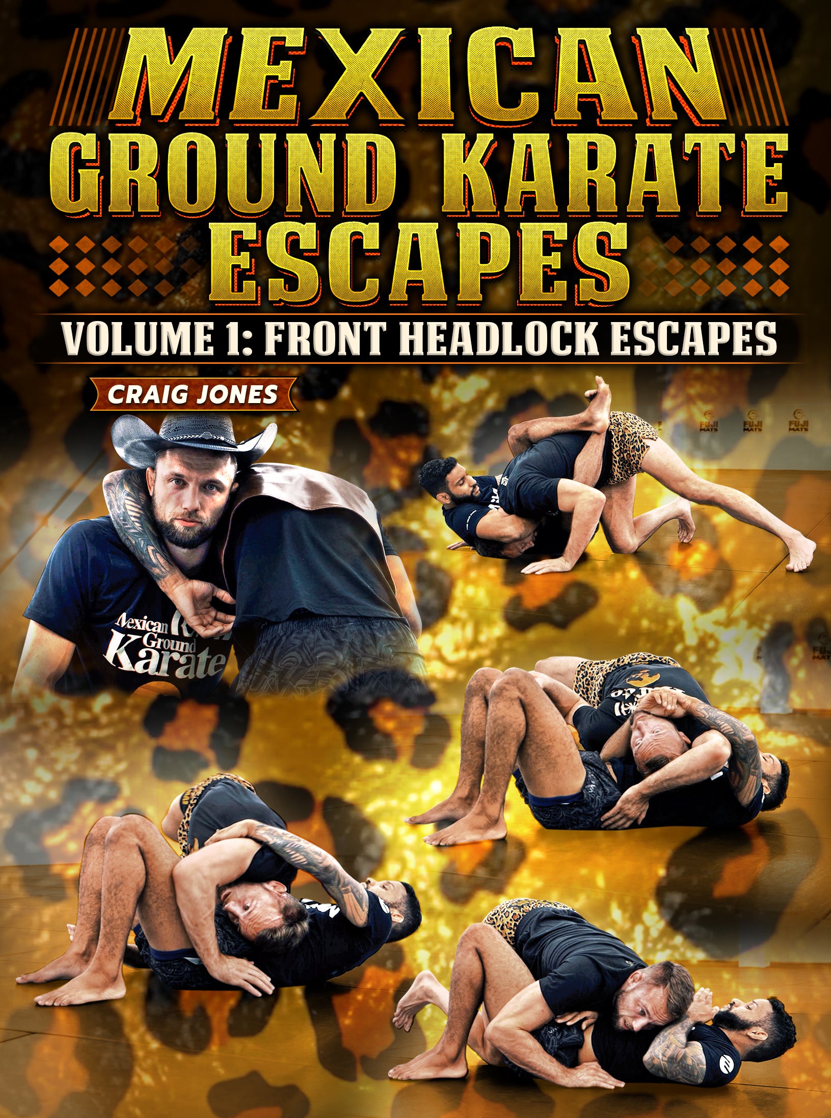 Mexican Ground Karate Escapes Volume 1: Front Headlock Escapes by Craig Jones image 1