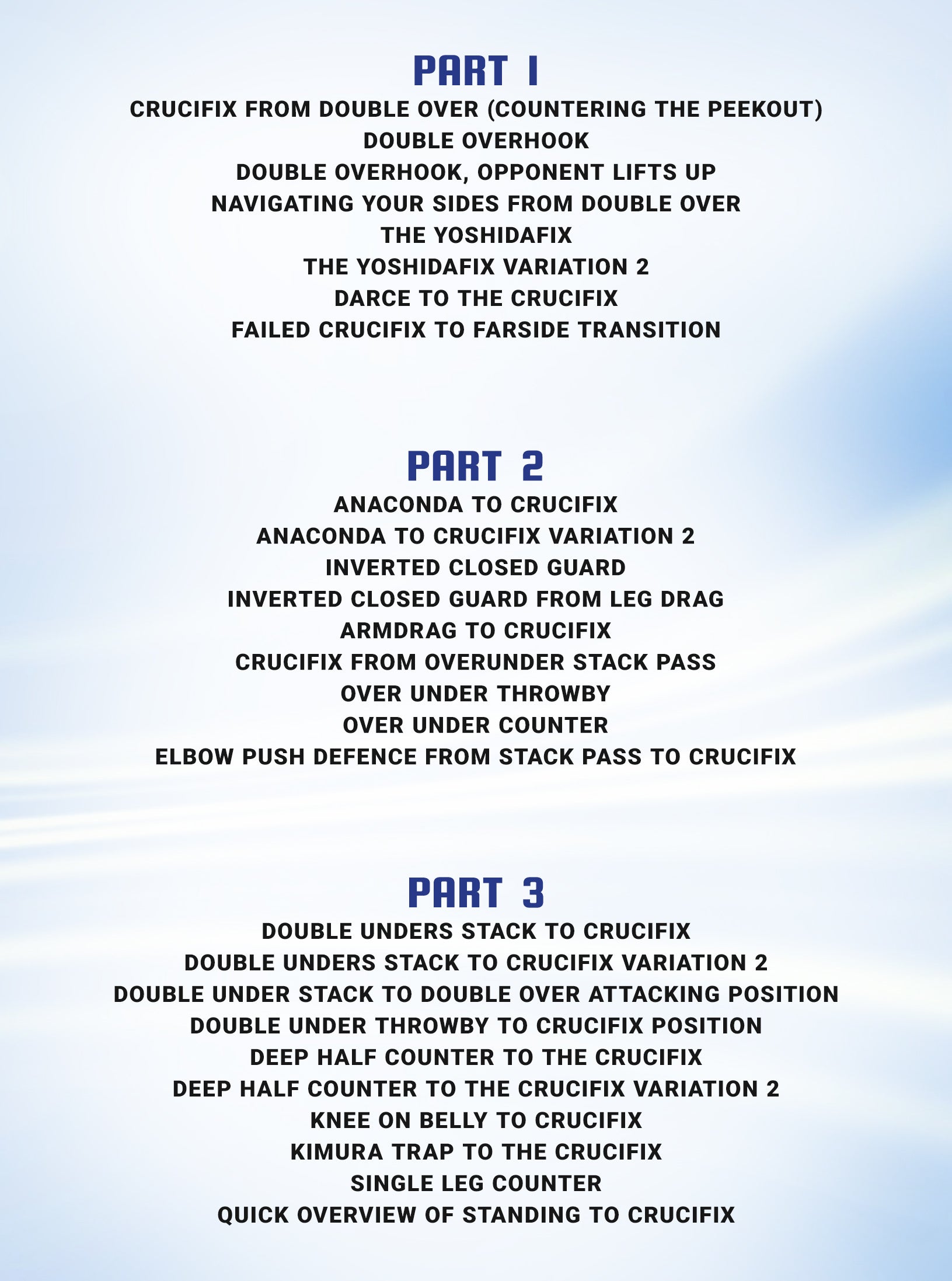 Advanced Crucifix No Gi Set Ups by Dallas Niles image 2
