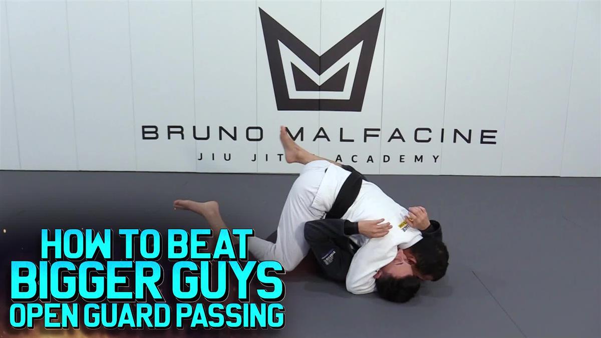 How to Beat Bigger Guys: Open Guard Passing by Bruno Malfacine image 3