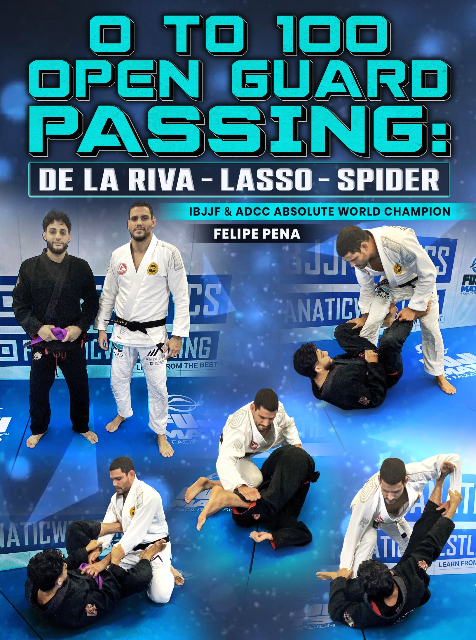 0 To 100 Open Guard Passing: De La riva - Lasso - Spider by Felipe Pena Preguica image 1