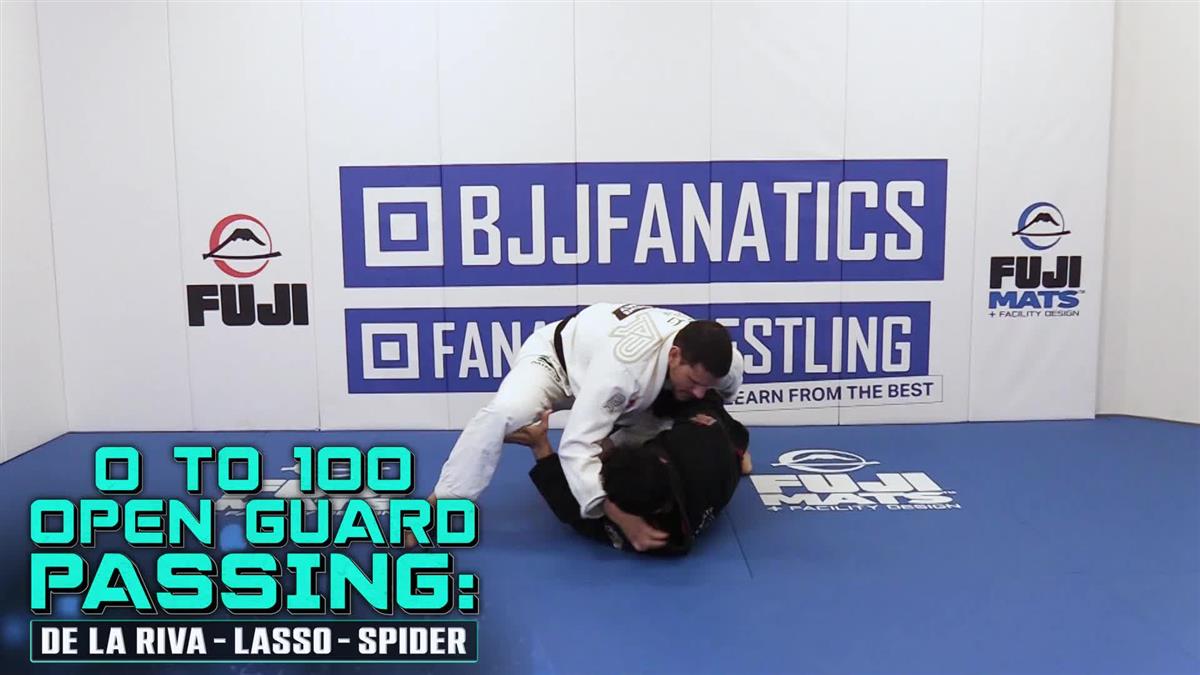0 To 100 Open Guard Passing: De La riva - Lasso - Spider by Felipe Pena Preguica image 3