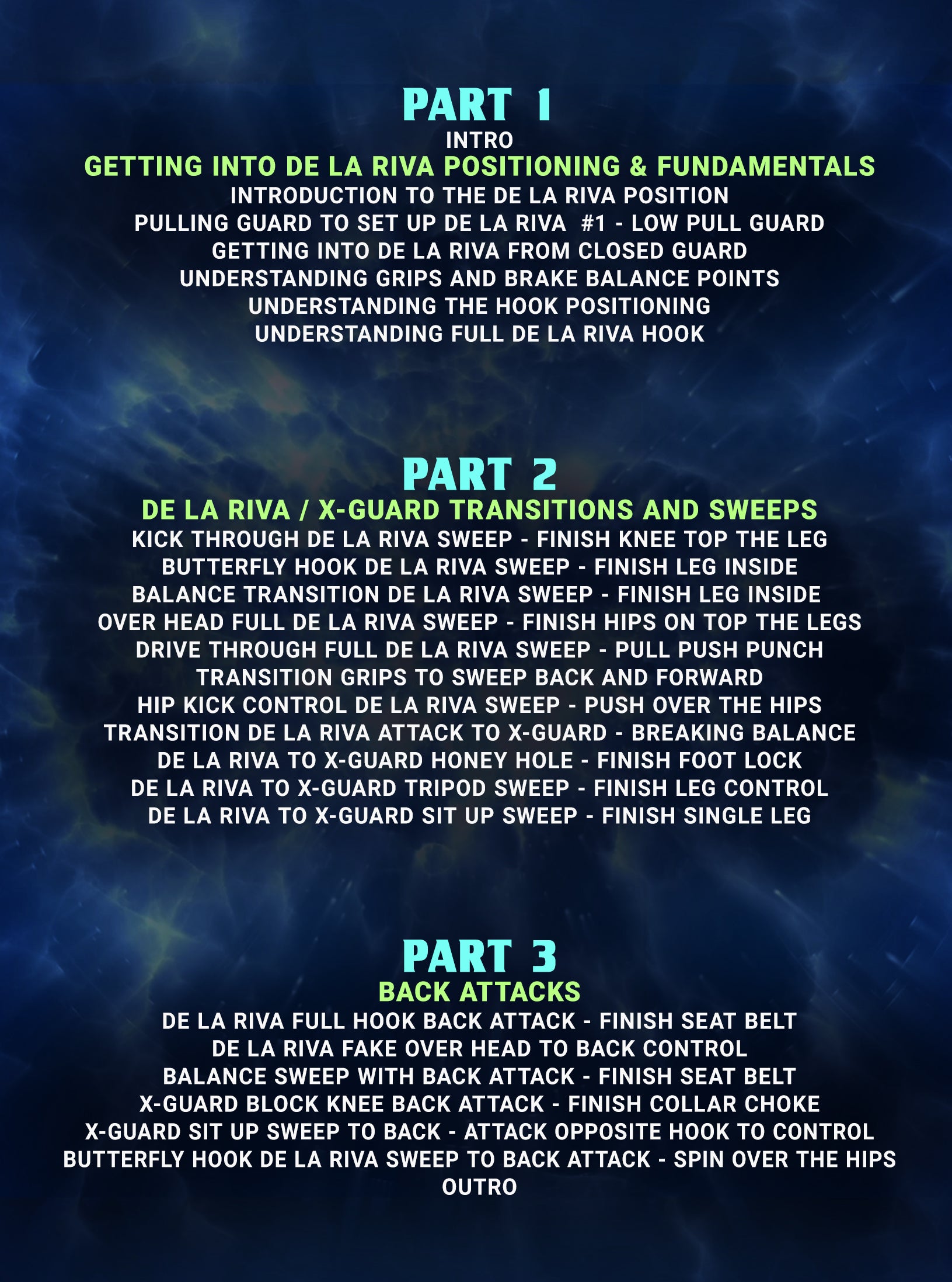 Mastering De La Riva Positions and Transitions Part 1 by Felipe Simplicio image 2