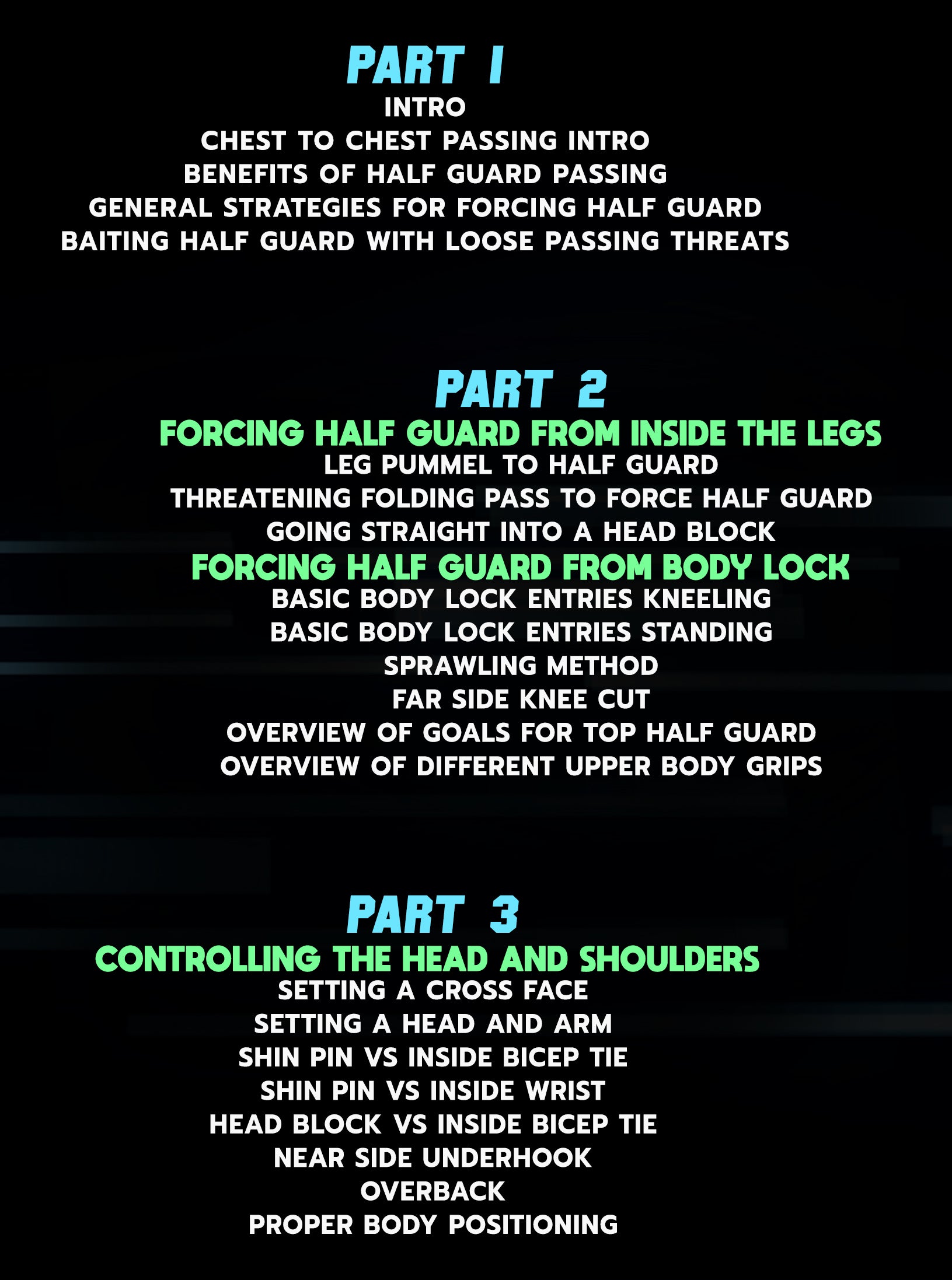 Essential Connections: Chest To Chest Half Guard Passing by Giancarlo Bodoni image 2