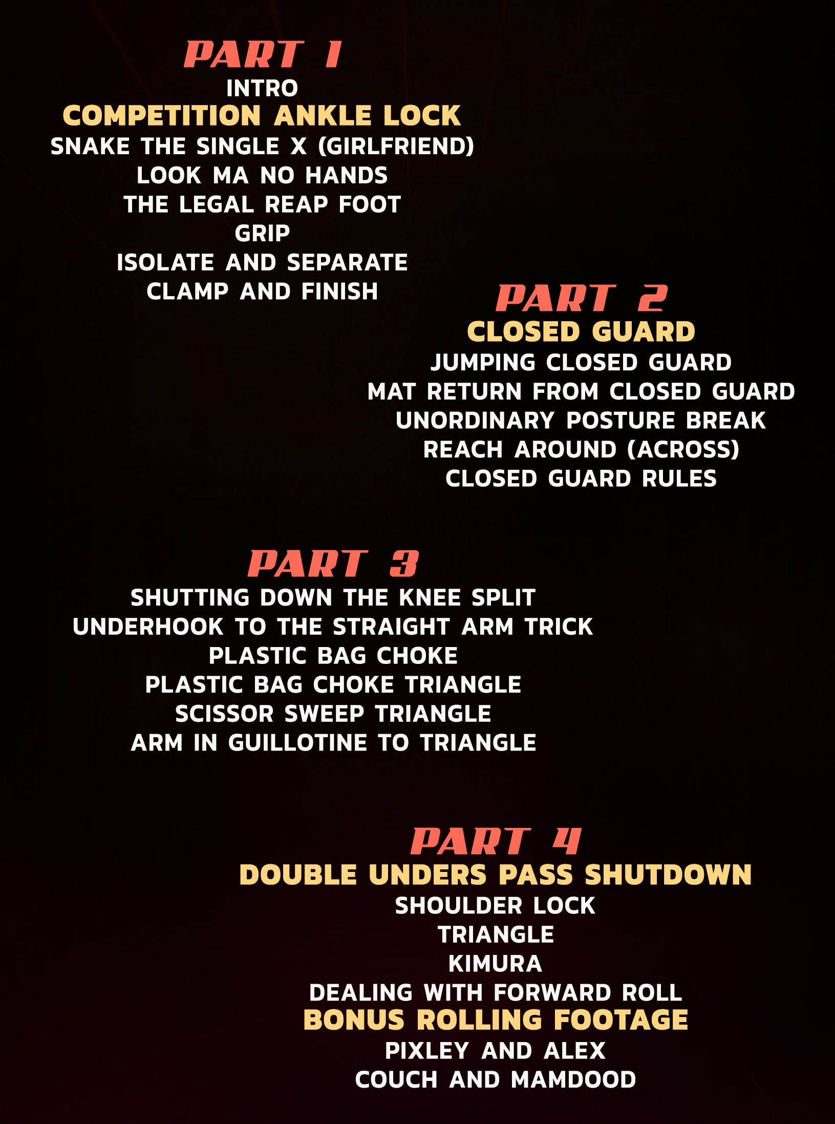 The Daisy Fresh Curriculum: Blue Belt No Gi Stripe 3 by Heath Pedigo image 2