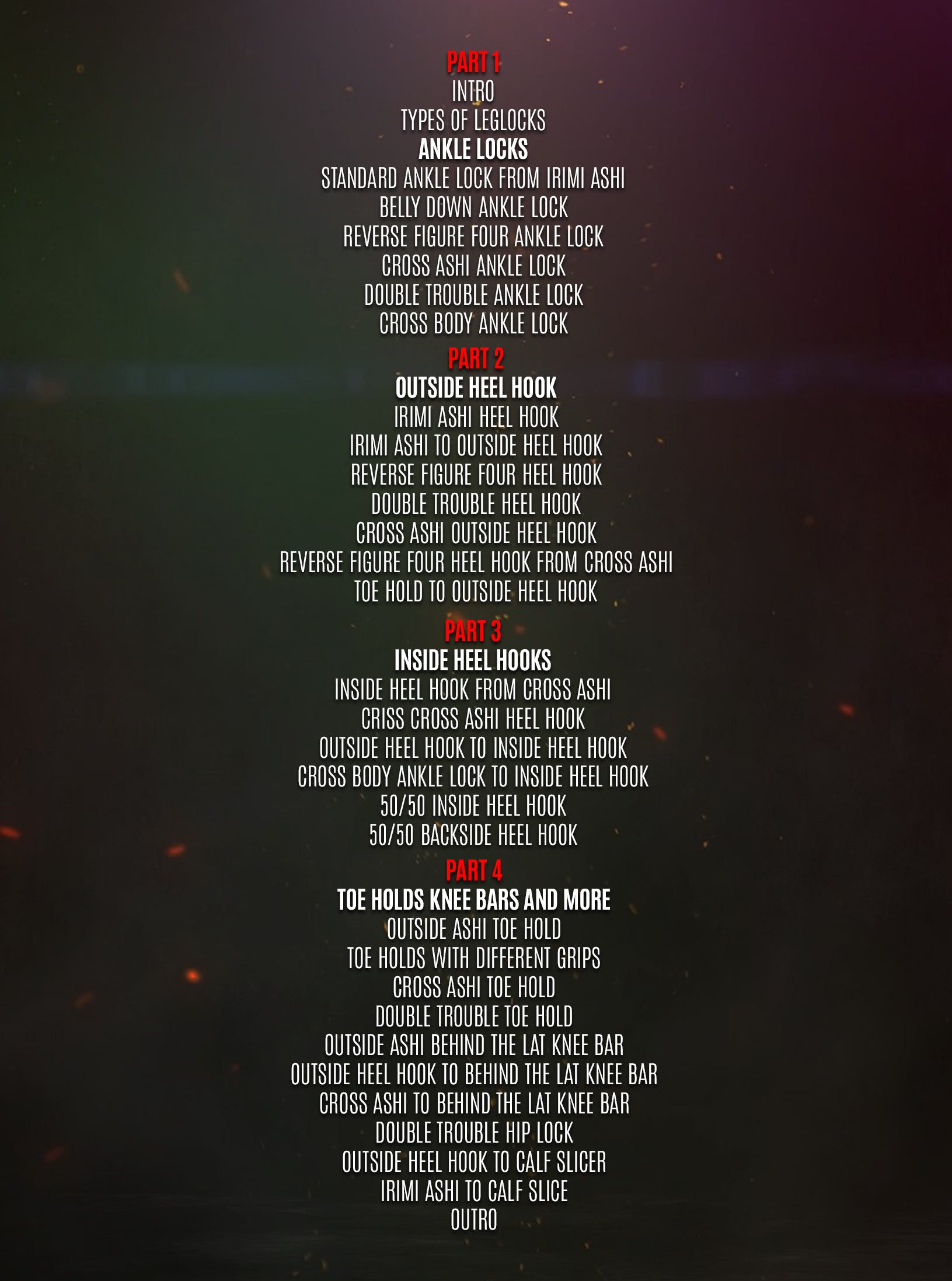 Leg Locks Finishes by Helena Crevar image 2