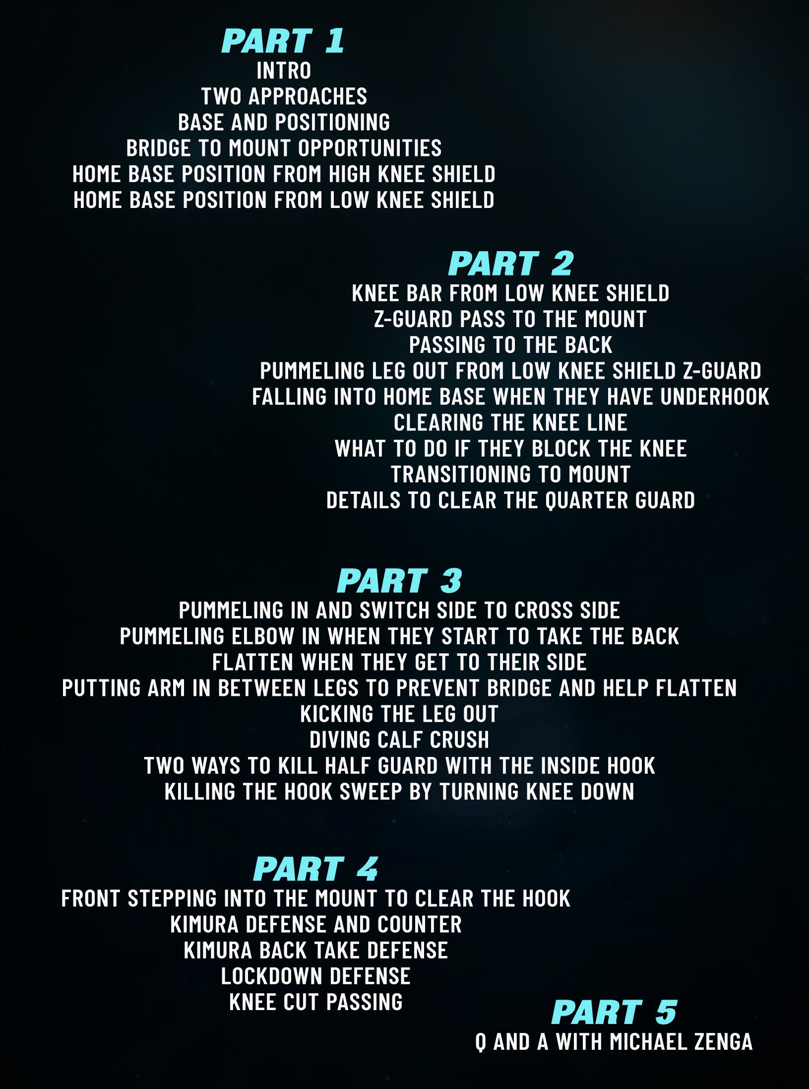 Dismantling And Passing The Half Guard: Half Guard Top by Professor Henry Akins image 2