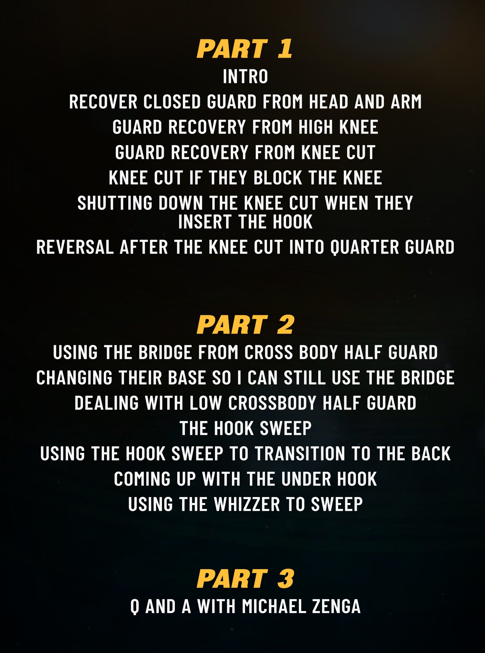 Half Guard Retention and Sweeps: Half Guard Bottom by Professor Henry Akins image 2