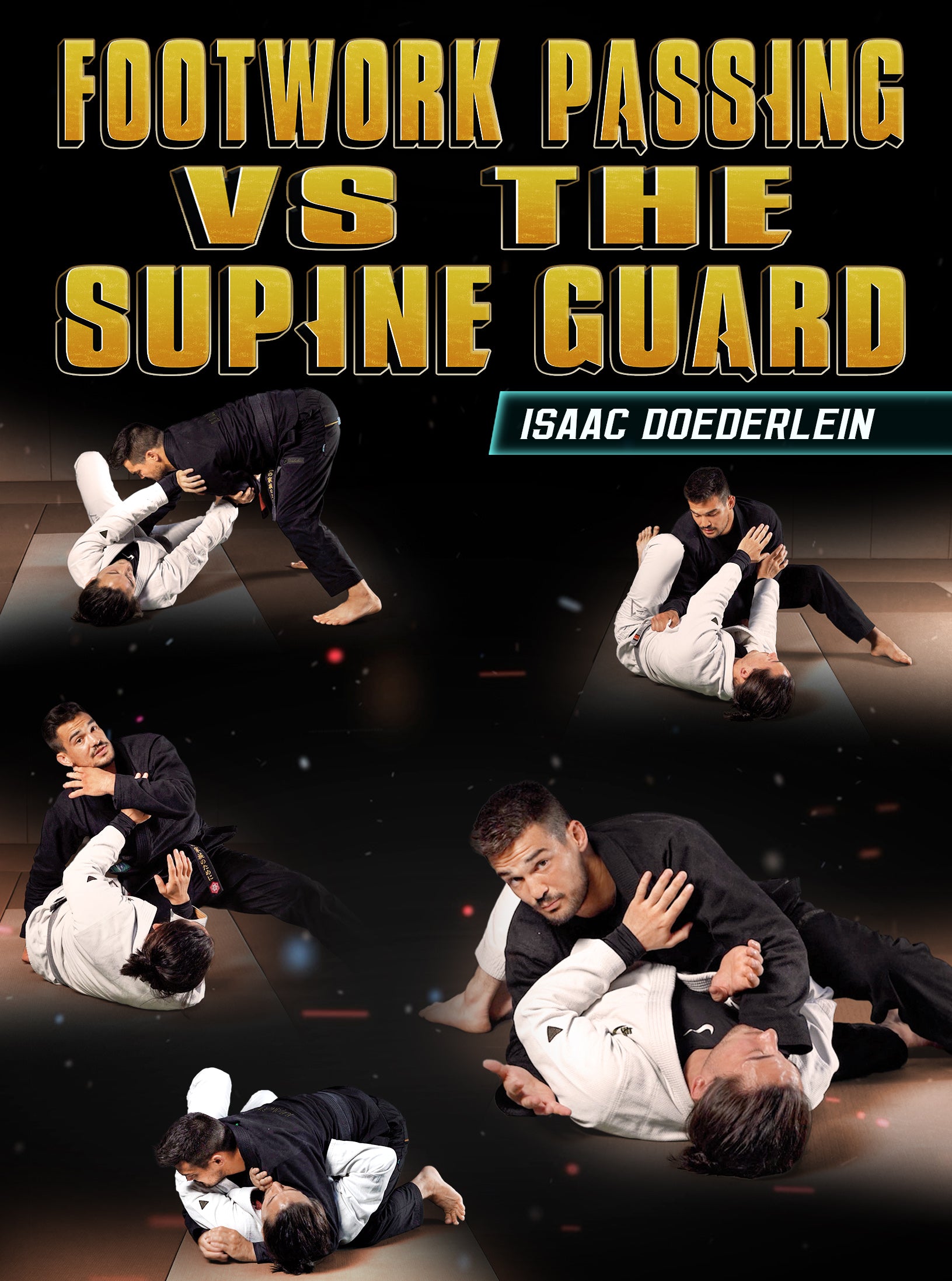 Footwork Passing vs The Supine Guard by Isaac Doederlein image 1