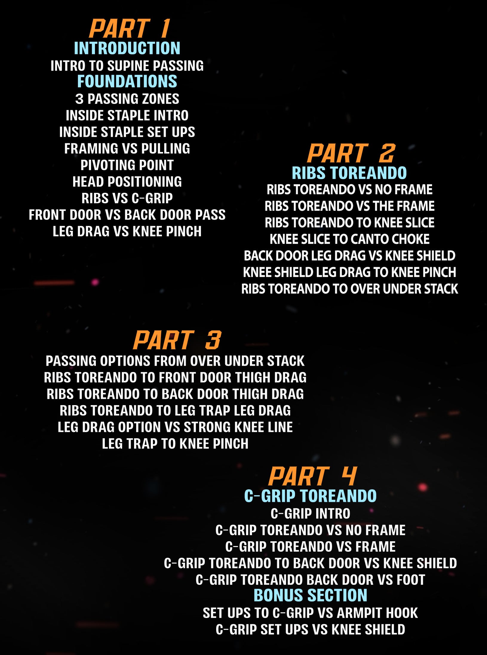Footwork Passing vs The Supine Guard by Isaac Doederlein image 2