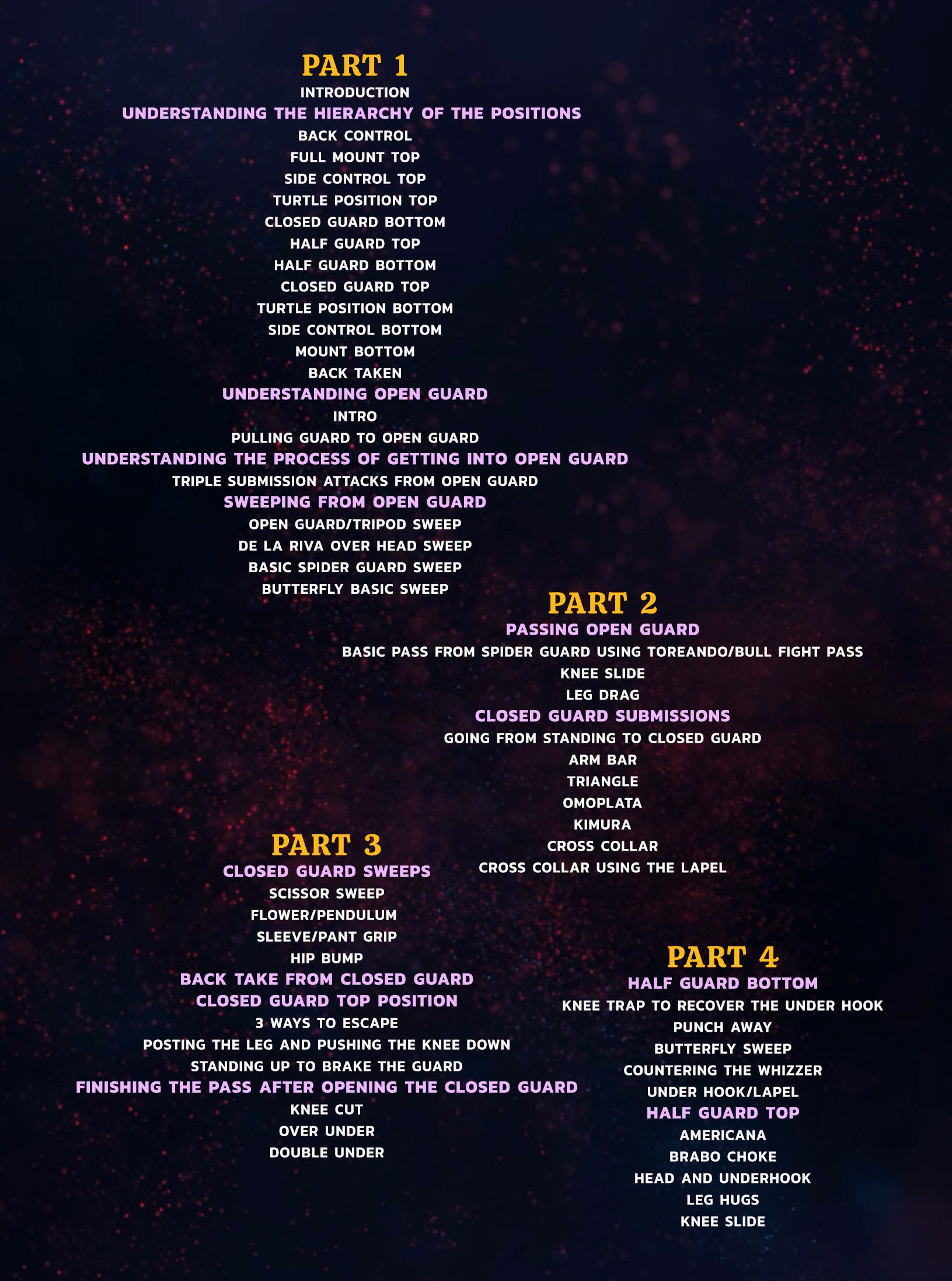 The Jiu Jitsu Diagram For Beginners Passing & Playing Guard by Italo Lins image 2