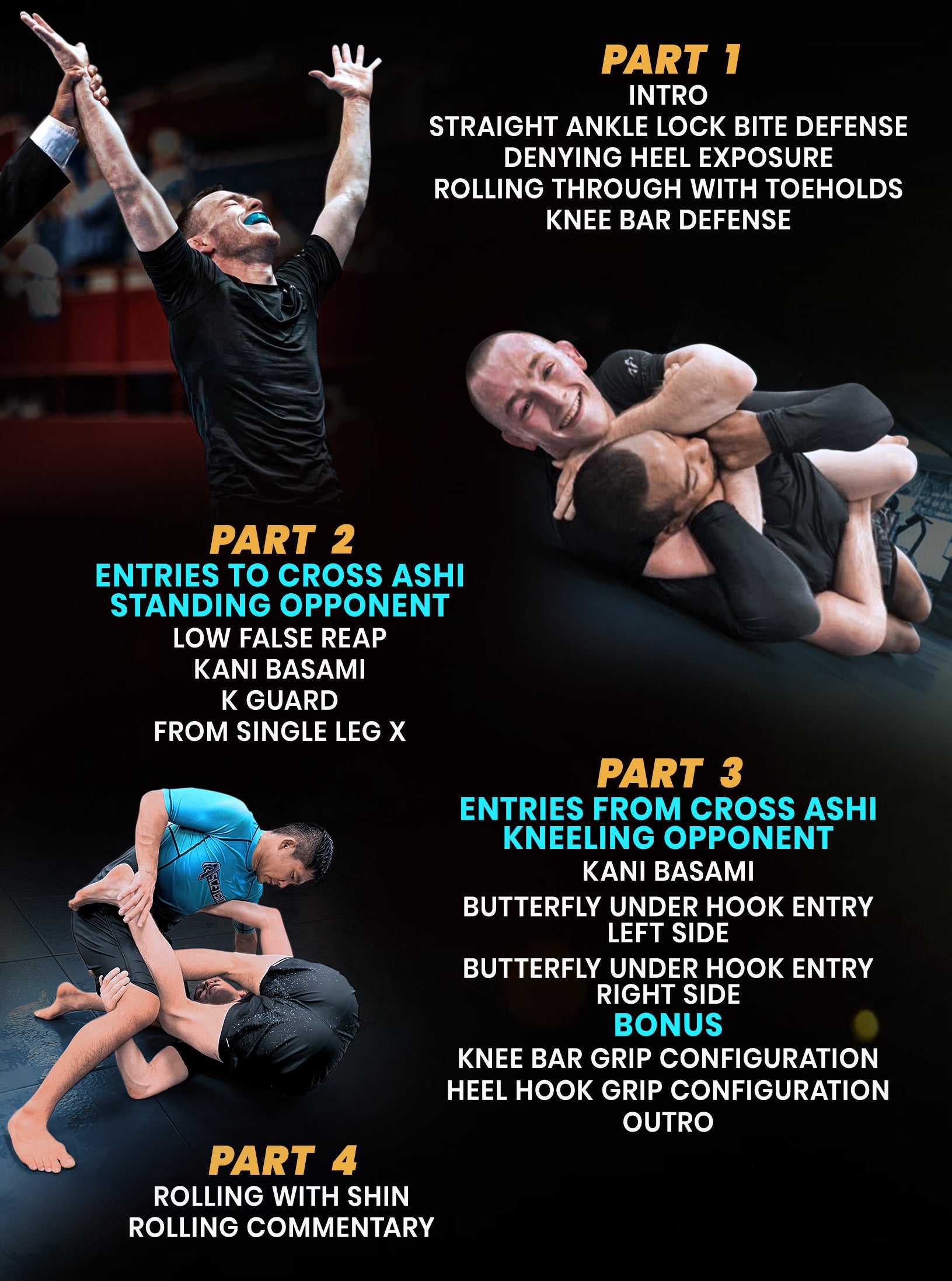 Leg Lock Strategies: K-Guard andCross Ashi by Jack Stapleton image 2