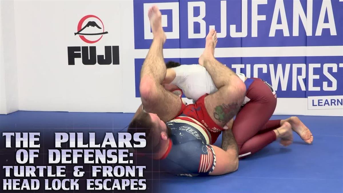 The Pillars of Defense: Turtle & Front Headlock Escapes by Gordon Ryan image 4