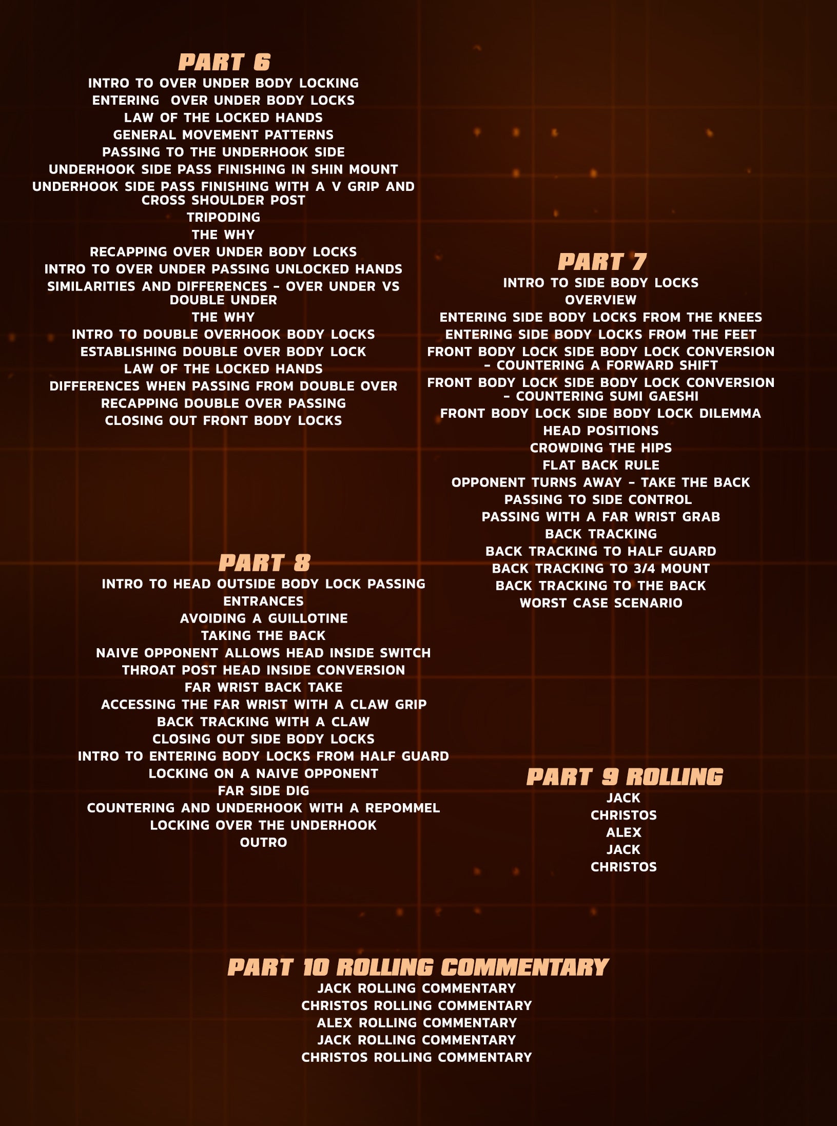 Systematically Attacking the Guard Body Lock Study by Gordon Ryan image 2