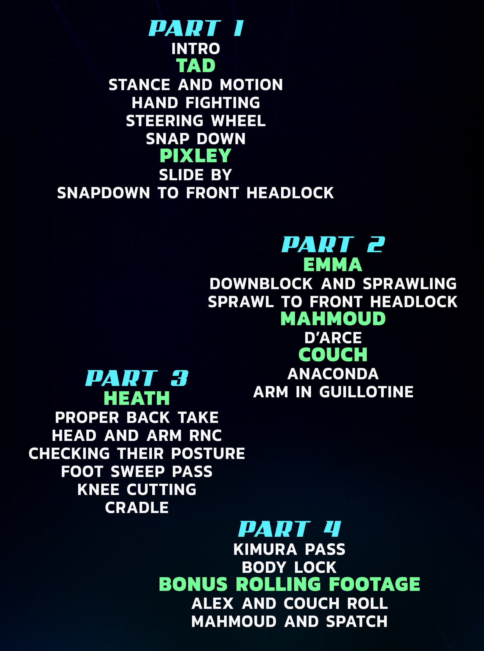 The Daisy Fresh Curriculum: Blue Belt No Gi Stripe 1 by Heath Pedigo image 2