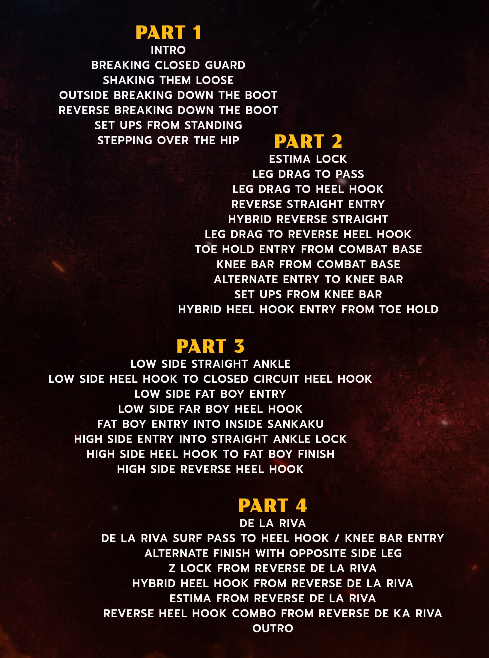 High Percentage Leg Attacks From Top: Passing To Straight & Twisting Locks by Joe Baize image 2