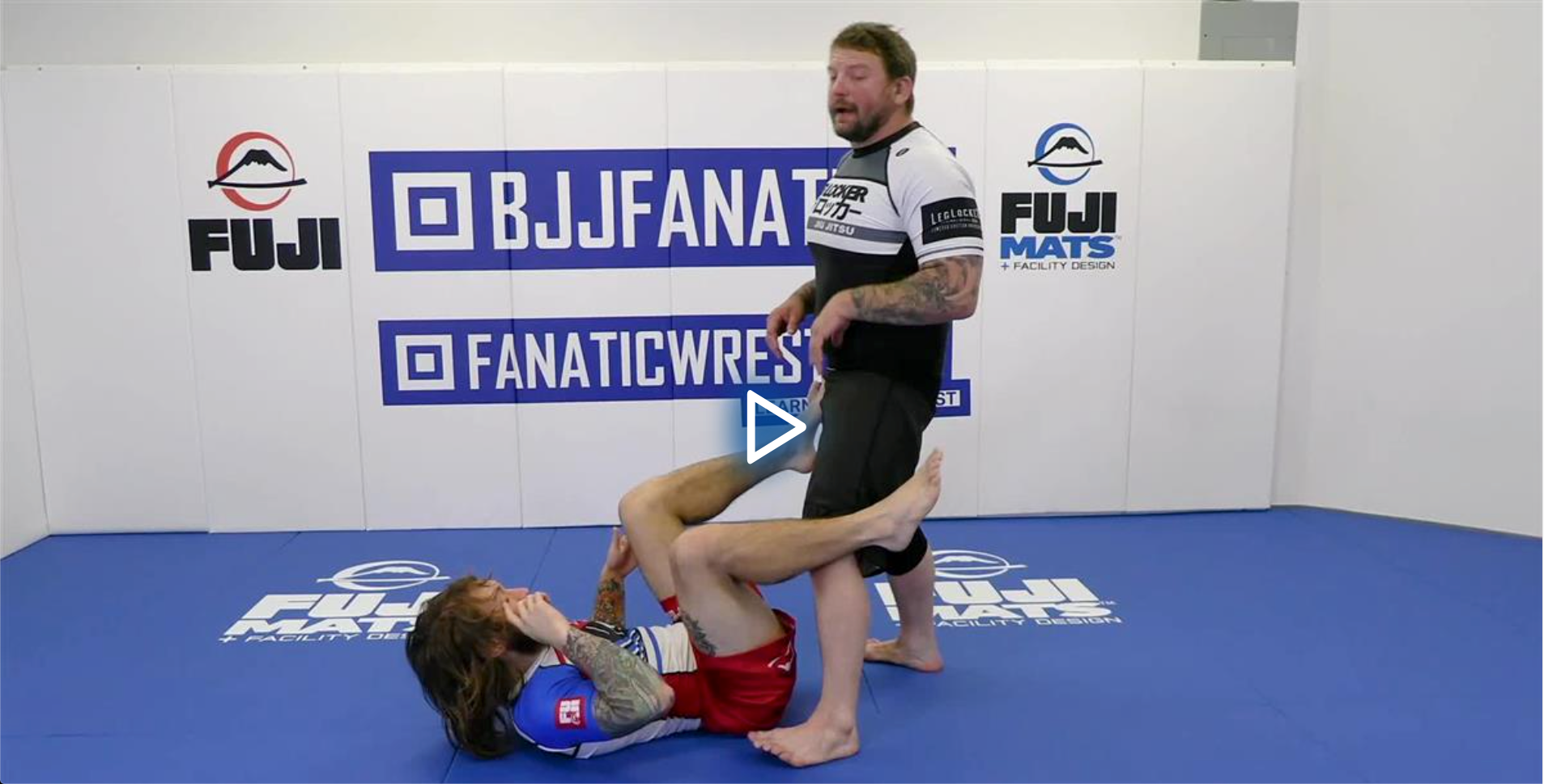 High Percentage Leg Attacks From Top: Passing To Straight & Twisting Locks by Joe Baize image 4