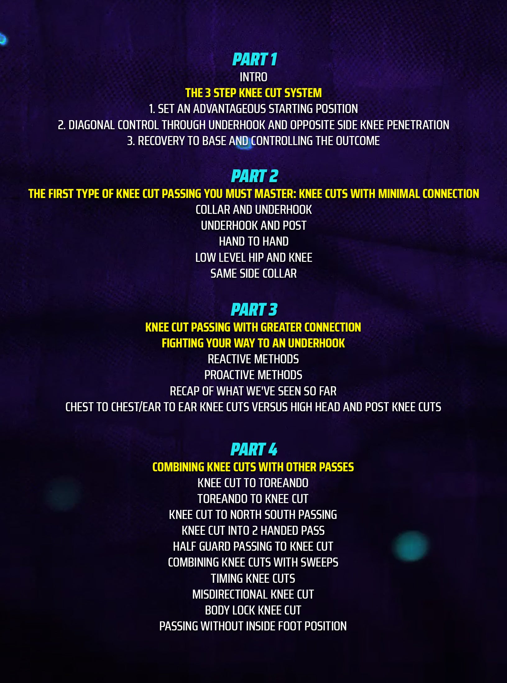 Master The Move: The Knee Cut Guard Pass by John Danaher image 2