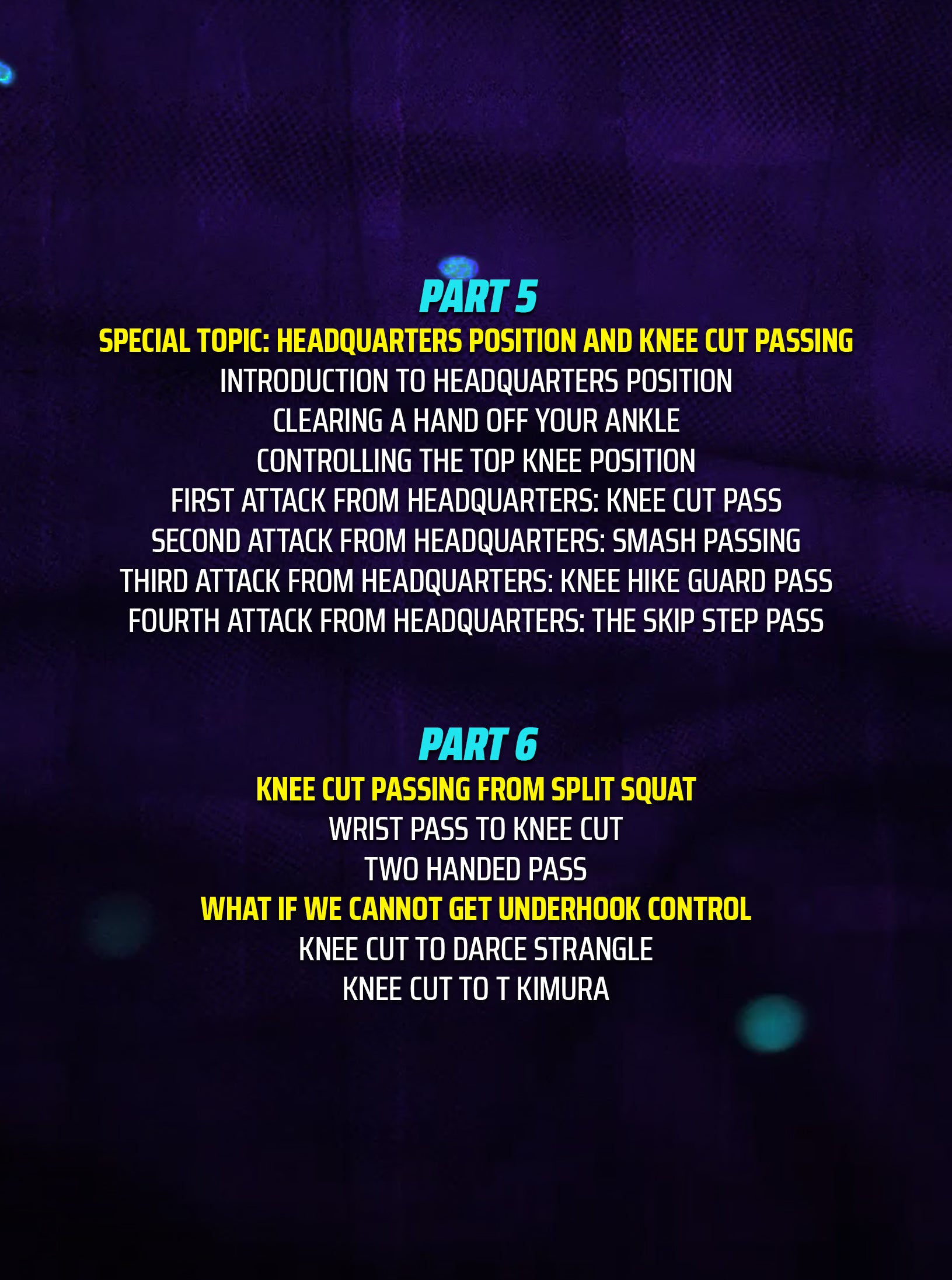 Master The Move: The Knee Cut Guard Pass by John Danaher image 3