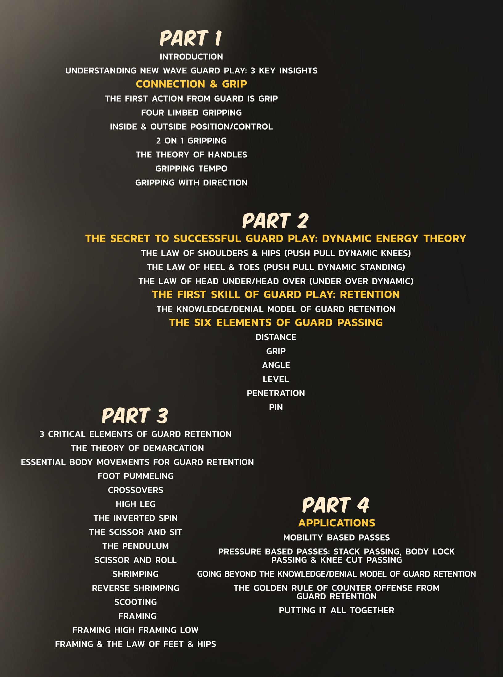 New Wave Jiu Jitsu: Open Guard The two Foundations Of Guard Play by John Danaher image 2