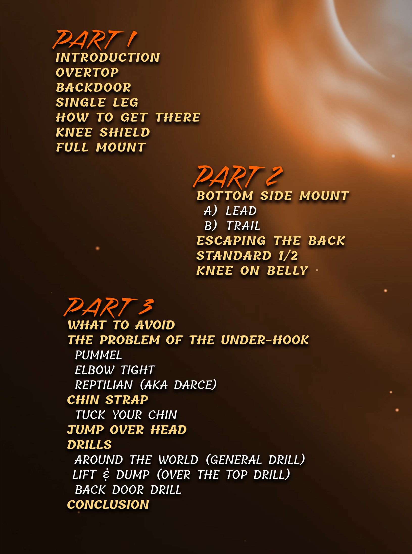 The No Gi Deep Half Guard 2.0 by Jeff Glover image 2