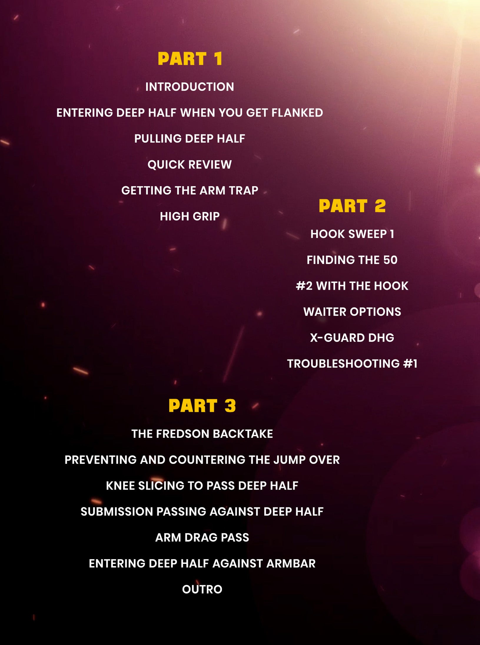 Deep Half Guard Evolution by Jeff Glover image 2