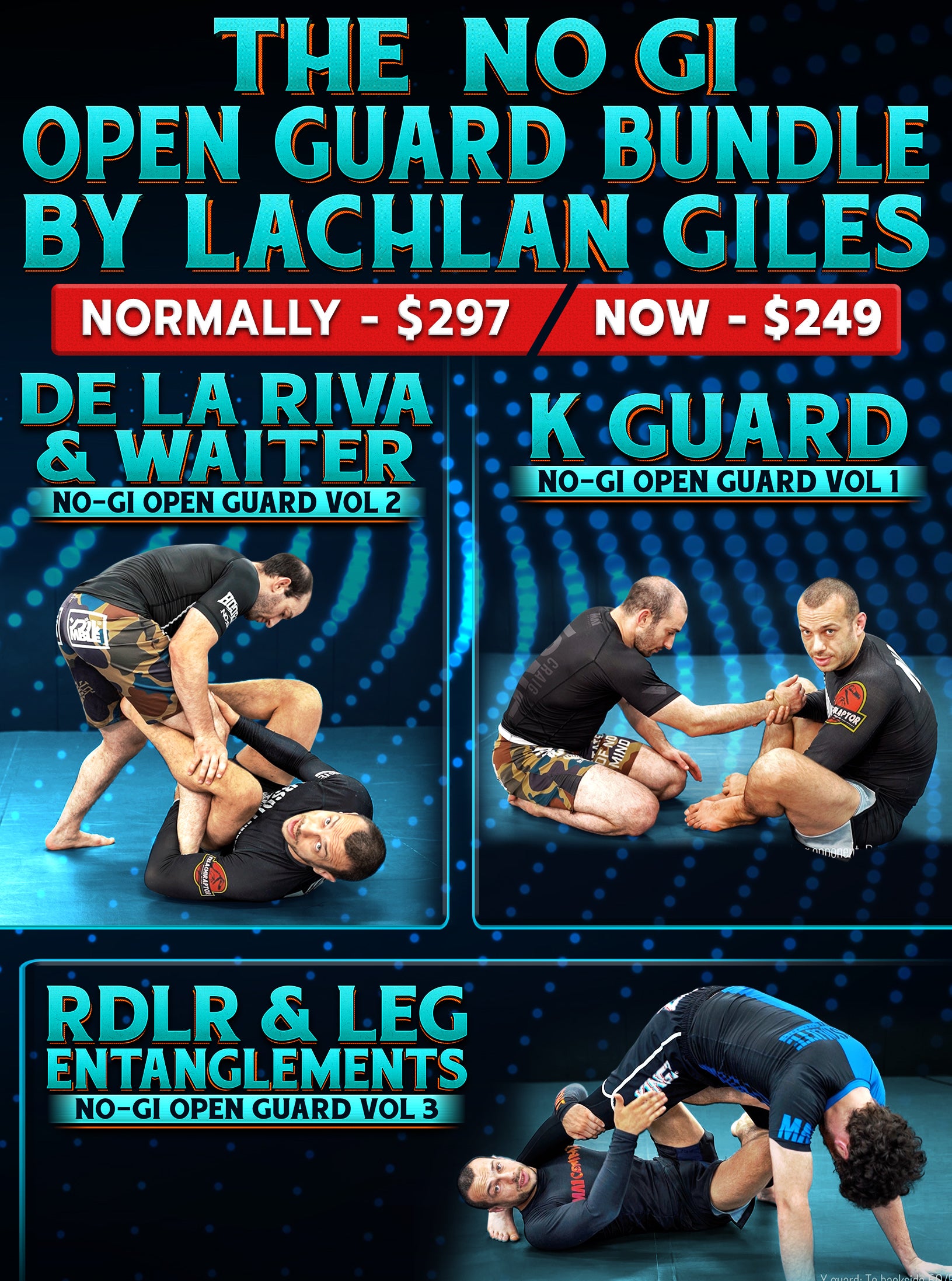 The No Gi Open Guard Bundle by Lachlan Giles