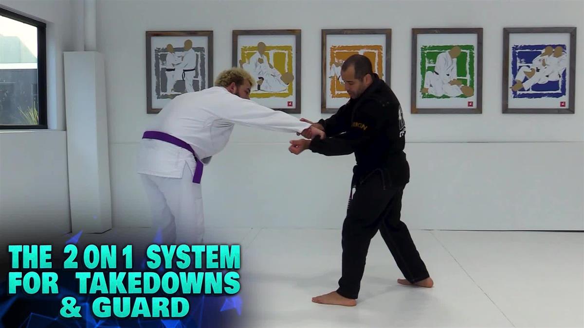 The 2 on 1 System For Takedowns and Guard by Leo Vieira image 3