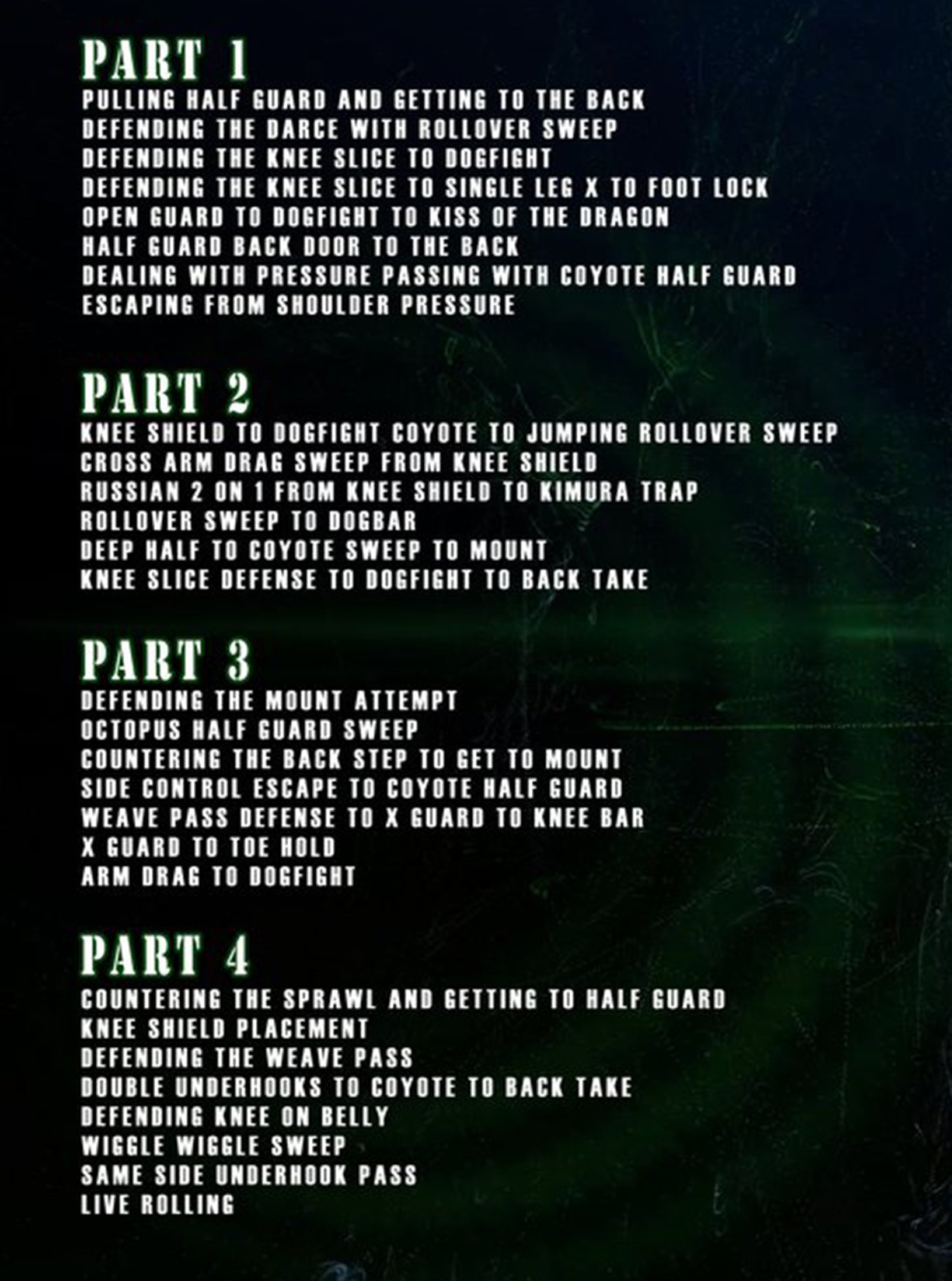 The Coyote Half Guard No Gi by Lucas Leite image 2