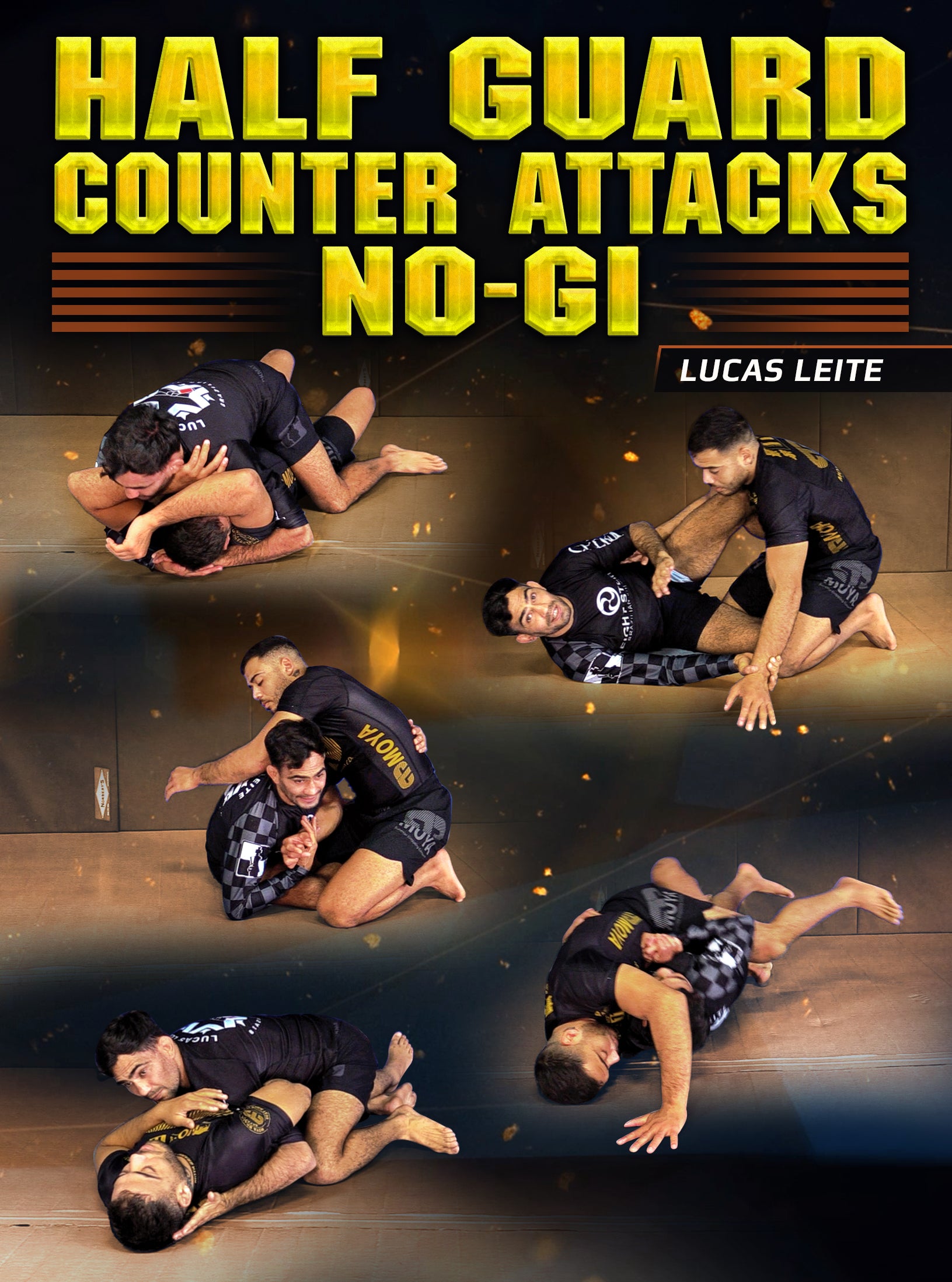 Half Guard Counter Attacks No Gi by Lucas Leite image 1
