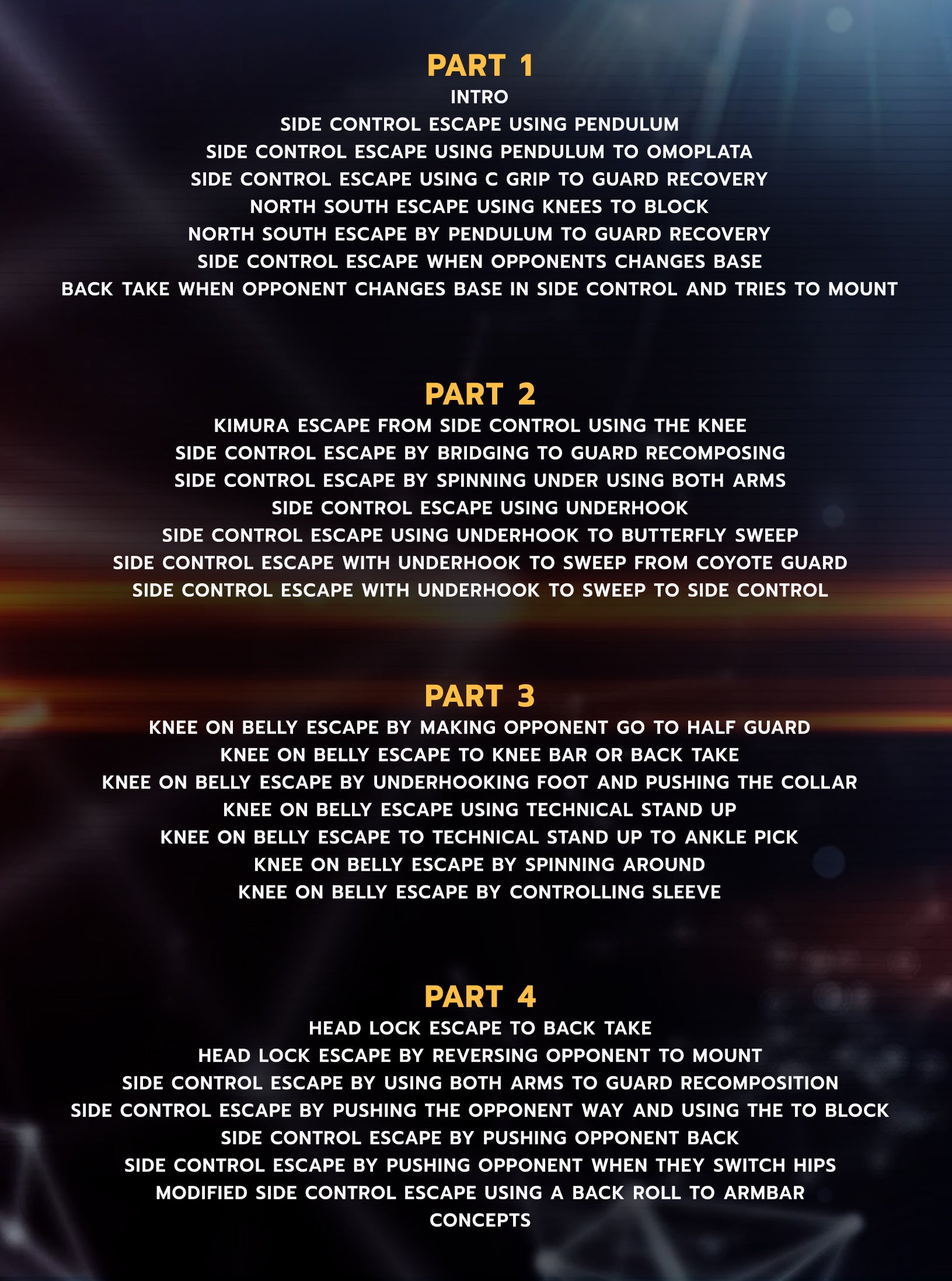 Precision Side Control and Knee on Belly Escapes by Lucas Lepri image 2