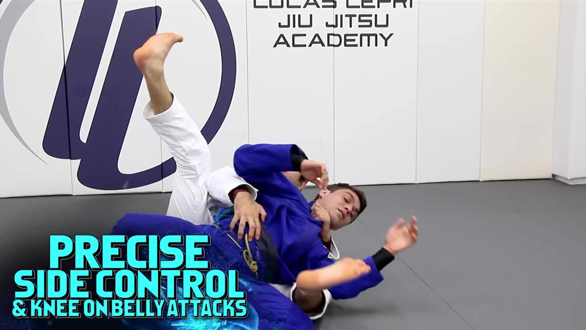 Precise Side Control & Knee On Belly Attacks by Lucas Lepri image 3