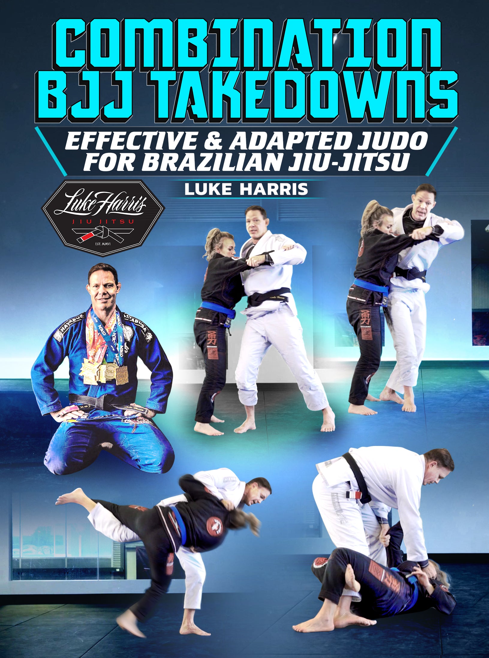 Combination BJJ Takedowns by Luke Harris image 1